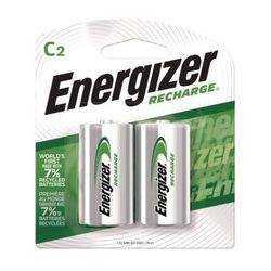 Energizer NH35BP-2 NiMH Rechargeable C Batteries, 1.2V, 2/Pack - Pack of 2