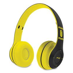 Crayola CHPBT348K Boost Active Wireless Headphones, Black/Yellow MIGCHPBT348K
