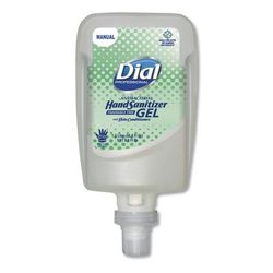 Dial Professional 16706 Gel Hand Sanitizer, 0.31 gal, Bottle, Unscented, 3/Carton - Case of 3 DIA16706