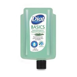 Dial Professional 33827 Basics MP Free Liquid Hand Soap, Unscented, 15 oz Refill Bottle, 6/Carton - Case of 6 DIA33827