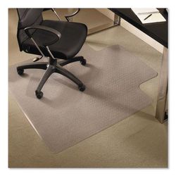 E.S. Robbins 122173 EverLife Chair Mats for Medium Pile Carpet with Lip, 45 x 53, Clear ESR122173