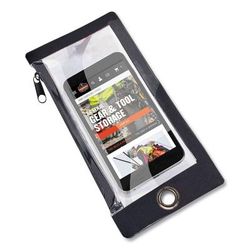 Ergodyne 19763 Squids 3760 Phone Pouch + Trap for Plus Size Phones, Clear/Black, Ships in 1-3 Business Days
