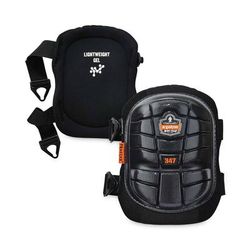 Ergodyne 18447 ProFlex 347 Lightweight Gel Knee Pads, Long Cap, One Size Fits Most, Pair, Ships in 1-3 Business Days - 1 Pair