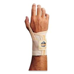 Ergodyne 70108 ProFlex 4000 Single Strap Wrist Support, X-Large, Fits Right Hand, Tan, Ships in 1-3 Business Days EGO70108