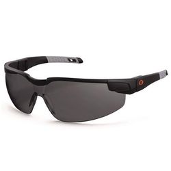 Ergodyne 50063 Skullerz DELLENGER Anti-Fog Safety Glasses w/Adjustable Temples, Black Frame,Smoke Polycarbonate Lens, Ships in 1-3 Bus Days EGO50063
