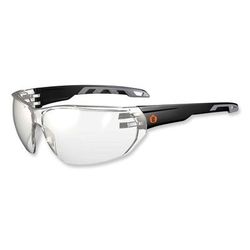 Ergodyne 59280 Skullerz Vali Frameless Safety Glasses, Black Nylon Impact Frame, Indoor/Outdoor Polycarb Lens, Ships in 1-3 Business Days EGO59280