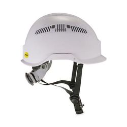 Ergodyne 60256 Skullerz 8975-MIPS Class C Safety Helmet with MIPS Elevate Ratchet Suspension, White, Ships in 1-3 Business Days
