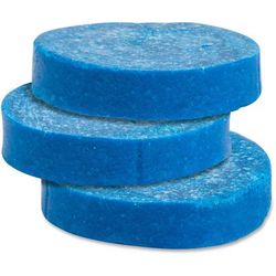 Genuine Joe 58333 Toss Blocks w/Blue Dye, Non-Para, 12/Pack, Cherry Scent/Blue - Box of 12 GJO58333