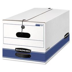 Fellowes 0070409 STOR/FILE Medium-Duty Strength Storage Boxes, Letter Files, 12" x 24.13" x 10.25", White, 20/Carton - Case of 20 FEL0070409