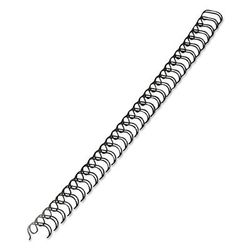 Fellowes 52541 Wire Bindings, 3/8" Diameter, 80 Sheet Capacity, Black, 25/Pack - Pack of 25