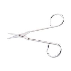 First Aid Only FAE6004 Scissors, Pointed Tip, 4.5" Long, Nickel Straight Handle