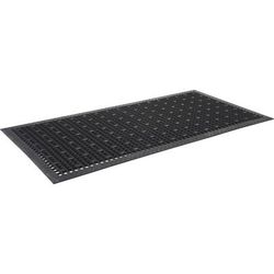 Genuine Joe 01705 Antimicrobial Floor Mat, 3' x 5', Black GJO01705