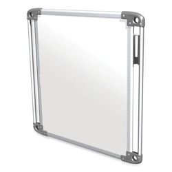 Ghent MFG NEX101TM Nexus Double-Sided Portable Whiteboard Tablet, 27.88x27.88, White Surface, Satin Aluminum Frame GHENEX101TM