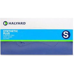 Halyard Health 55031 Powder-Free Exam Gloves, Non-Latex, Small, 100/BX, Clear - Box of 100 HLY55031