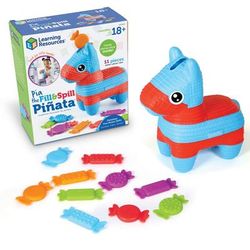 Learning Resources LER9135 Pia the Fill & Spill Pinata - Skill Learning: Fine Motor, Color Identification, Counting - 1.5-2 Year - Multi LRNLER9135