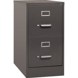 Lorell 60156 Vertical File, 2 Drawer, 15"x26-1/2"x28-3/8", Medium Tone LLR60156