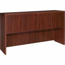 Lorell 69382 Hutch w/Doors,72"x15"x36",Mahogany LLR69382