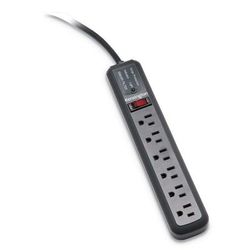 Kensington 38215 Guardian Surge Protector, 6 Outlets, 15 ft Cord, 540 Joules, Gray KMW38215