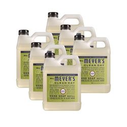 Mrs. Meyer's® 651327 Clean Day Liquid Hand Soap, Lemon, 33 oz, 6/Carton - Case of 6 SJN651327