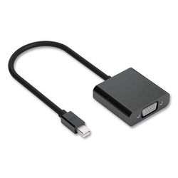 NXT TechnologiesTM 24400028 Mini DisplayPort to VGA Adapter, 6", Black NXT24400028