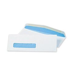 Quality Park 21012 Window Envelope, 8 5/8, Commercial Flap, Gummed Closure, 3.63 x 8.63, White, 500/Box - Box of 500 QUA21012