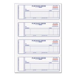 Rediform 1L176 Purchase Order Book, 5 Lines, Two-Part Carbonless, 7 x 2.75, 4 Forms/Sheet, 400 Forms Total RED1L176