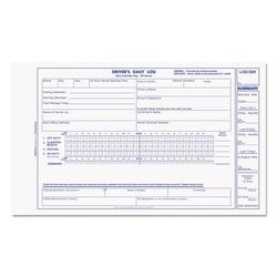 Rediform S5031N-CL Driver's Daily Log Book, Two-Part Carbonless, 8.75 x 5.38, 31 Forms Total