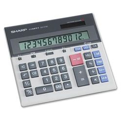 Sharp QS2130 QS-2130 Compact Desktop Calculator, 12-Digit LCD