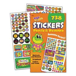 Trend Enterprises 5011 Sticker Assortment Pack, Praise/Reward, 738 Stickers/Pad TEP5011