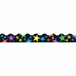 Trend Enterprises T92322 Trimmers, Gel Stars, 2-1/4" x 39', Multi - Set of 12 TEPT92322