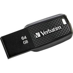 Verbatim 70877 64GB Ergo USB Flash Drive, Black