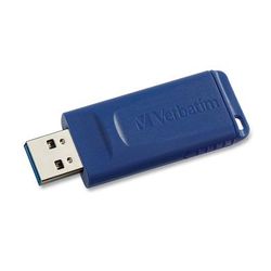 Verbatim 99810 Classic USB 2.0 Flash Drive, 16 GB, Blue, 5/Pack - Pack of 5 VER99810