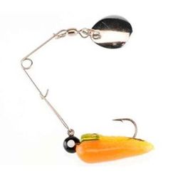 Johnson Beetle Spin Jig Spinner - Black/Chartreuse/Orange