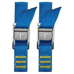 NRS 1 inch HD Tie-Down Strap Set - Blue 2