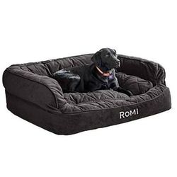 Orvis ComfortFill-Eco Couch Slate Dog Bed - 34Â½in x 26Â½in - Slate 34Â½in x 26Â½in