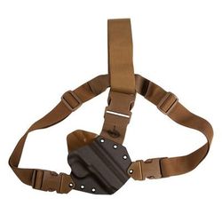 Gunfighters Inc Kenai 1911 Government Chest Right Holster - MAS Grey/Coyote