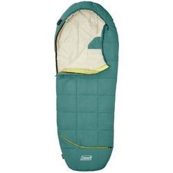 Coleman Big Bay Big & Tall 40 Degree Long Semi Rectangular Sleeping Bag - Green - Green Long