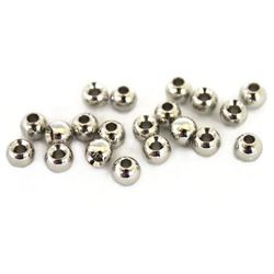 RoundRocks Tungsten Beads - Nickel - Nickel 3.2mm