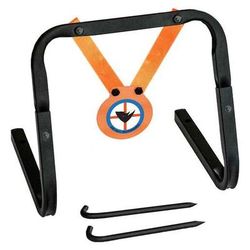 Do All Outdoors Pellet Gun Mini Gong with Stand - Black/Orange