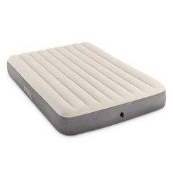 Intex Dura-Beam Single High Airbed - Grey Queen