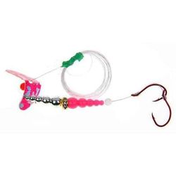 Macks Double Whammy Kokanee Pro - Silver Sparkle Blade/Flo Orange 4