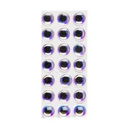 Wapsi Hologram Dome Eyes - Silver 3/16in