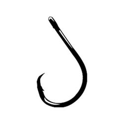 Gamakatsu Octopus Circle Straight Eye 4X Strong Hook - Black 6/0