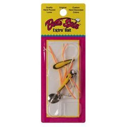 Betts Grunts Spin Jig - White withRed Dot