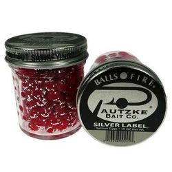 Pautzke Baits Balls O' Fire Silver Label Salmon Eggs - Tyee Red 1oz