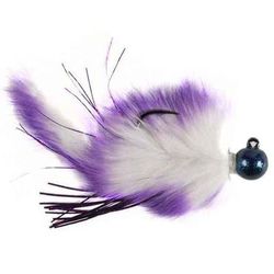 Hawken Coho Twitching jigs - Chartreuse & Purple 4/0