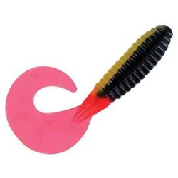 Lost Creek Fat Single Tail Grub - Opaque Chartreuse