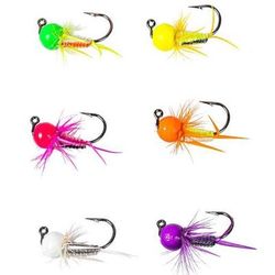 VMC Tungsten Bullfly Ice Fishing Jig Kit - Assorted 10