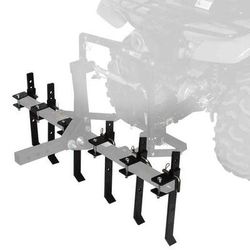 Kolpin ATV / UTV Dirtworks Tool Attachment - Chisel Plow / Scarifier Kit - Black