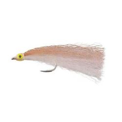 RoundRocks Glass Minnow Fly - 6 Pack - Tan 2